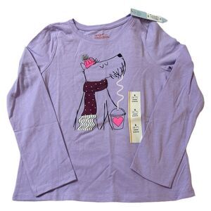 Nwt cat & Jack Scottish dog drinking coffee